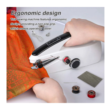 Mini Machine à coudre électrique à main, à piles, USB, couture rapide,  maison, bricolage