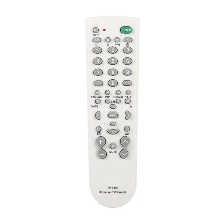Télécommande TV Intelligente Universelle Remplacement Blanc