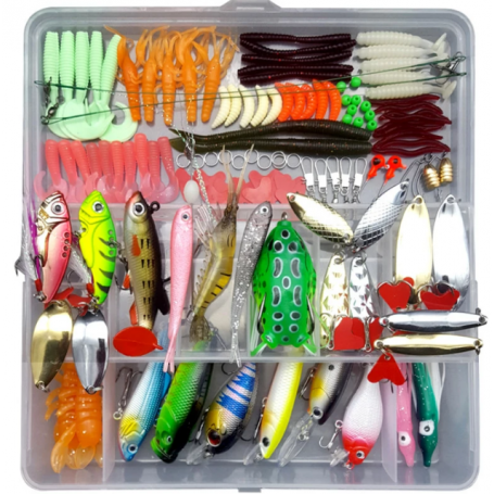 Kit d'appâts souples et durs (pour la pêche)