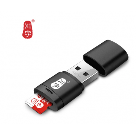  Adaptateur de carte Micro SD 2.0 USB, haute vitesse avec fente pour carte TF 