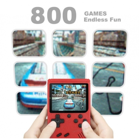 Console de Jeu Video Retro Portable Lecteur de Poche TV Sortie AV