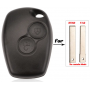 coque clé voiture pour Renault Dacia Modus Clio 3 Twingo Kangoo 2 Fob