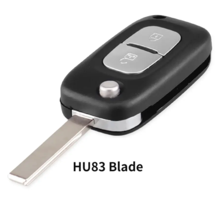 Coque clé pour Renault Clio 3 Kangoo Master Modus Twingo 2006-2016