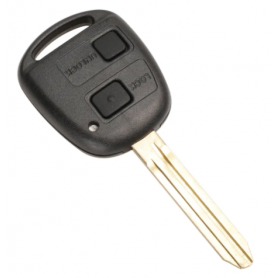 Coque de clé télécommande pour voiture, 2bt, compatible avec Toyota TOY43.