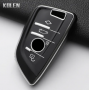 Étui pour clé de voiture en TPU, pour BMW
