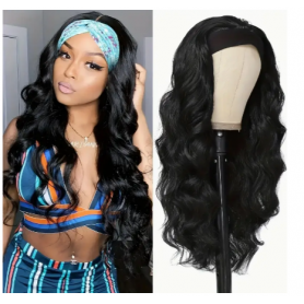 Perruque Bandeau Ondulée Élégante de 26 Pouces pour Femmes