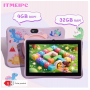ITMEIPC Tablette Android 14 de 7 pouces avec 4 Go de RAM (2 Go + 2 Go extensible) et 32 Go de stockage