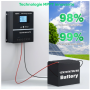 1pc Contrôleur de Charge Solaire MPPT  12V/24V/36V/48V 100A
