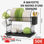 Égouttoir à vaisselle formes rondes