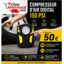 Compresseur d'air portable pour voiture + kit réparation pneus