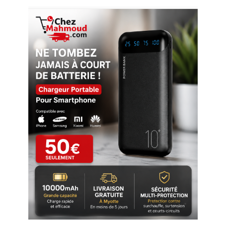 Chargeur Portable Pour Smartphone , Batterie externe (-5 euro)