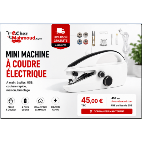 Mini Machine à coudre électrique